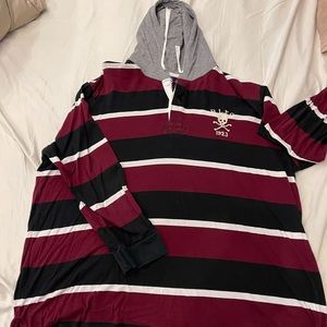 Polo Ralph Lauren Skull Striped Hoodie